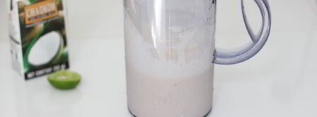молочный коктейль на кокосовом молоке. Шаг 5