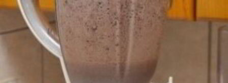 молочный коктейль с бананом и шоколадом. Шаг 4