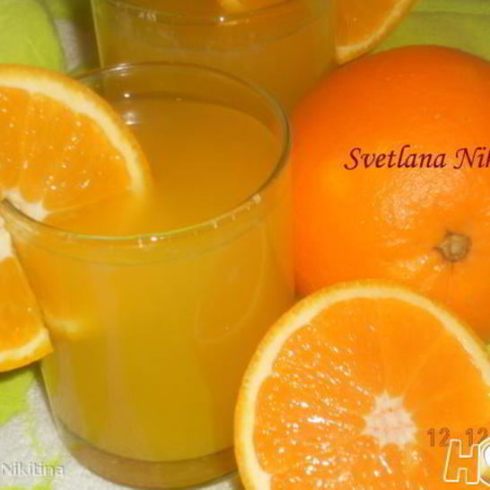 Рецепт апельсинового морса
