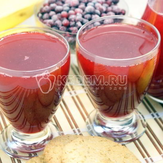 Рецепт брусничного морса