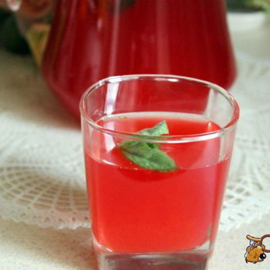 Рецепт калинового морса с мятой