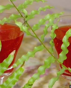 Клюквенный морс из замороженной клюквы