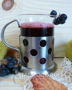 Морс из черноплодной рябины