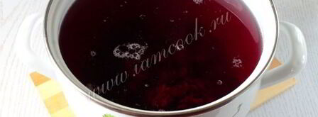 морс из вишни. Шаг 6