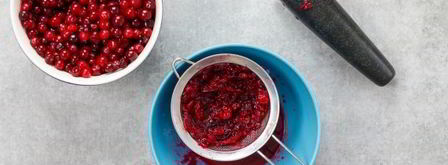 морс из замороженной клюквы. Шаг 6