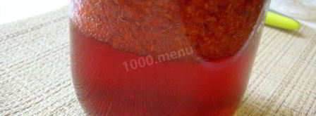 малиновая наливка из малины. Шаг 8