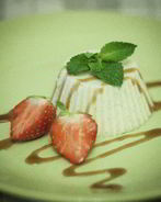 Панна-котта с карамельным сиропом