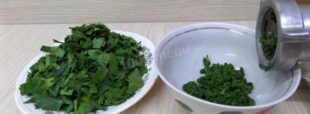 прохладительный напиток из виноградных листьев. Шаг 4