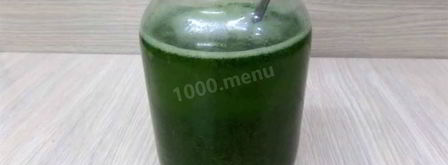 прохладительный напиток из виноградных листьев. Шаг 5