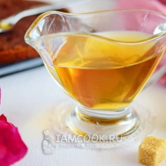 Рецепт сахарного сиропа для пропитки бисквита