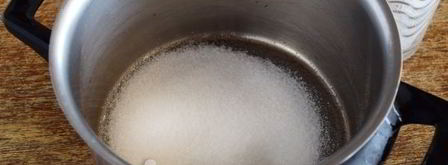 сахарный сироп для пропитки бисквита. Шаг 5