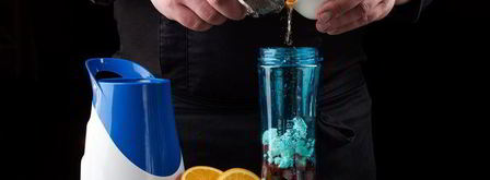 фруктово-творожный смузи с семенами чиа. Шаг 5