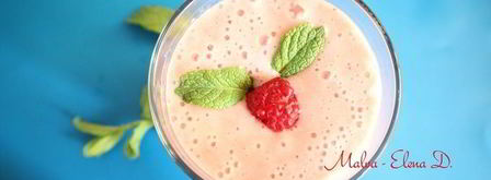 малиновый смузи на миндальном молоке. Шаг 12