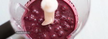 смузи из черники. Шаг 4