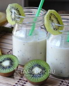 Смузи из кефира и банана