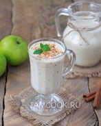 Смузи из кефира и яблока