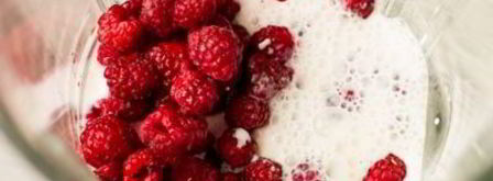 смузи из малины и манго. Шаг 4