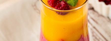 смузи из малины и манго. Шаг 15