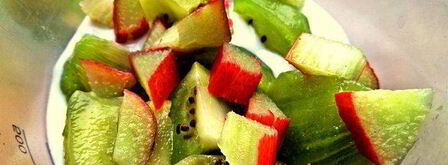 смузи из ревеня, киви и банана. Шаг 6