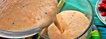 смузи из ревеня, киви и банана. Шаг 9