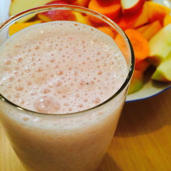 Рецепт смузей из замороженных фруктов с овсяными хлопьями