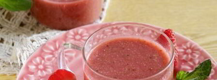 смузи с авокадо и клубникой. Шаг 8