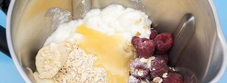 смузи с овсяными хлопьями. Шаг 4