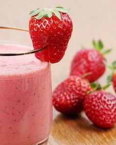 Смузи — Снежная королева с клубников