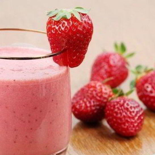 Рецепт смузей — снежной королевы с клубников