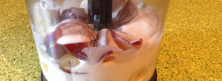 смузи со сливами и бананом сладкая парочка. Шаг 4