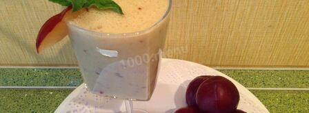 смузи со сливами и бананом сладкая парочка. Шаг 5