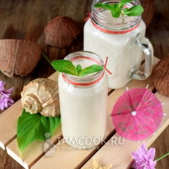 Рецепт тропического смузи с кокосовым молоком