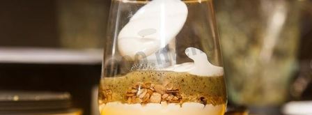 творожный мусс с фруктовым смузи. Шаг 6