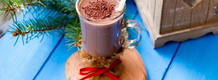 вегетарианский смузи горячий шоколад. Шаг 15