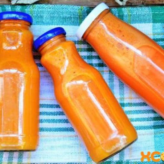 Рецепт сока из тыквы, яблок и моркови