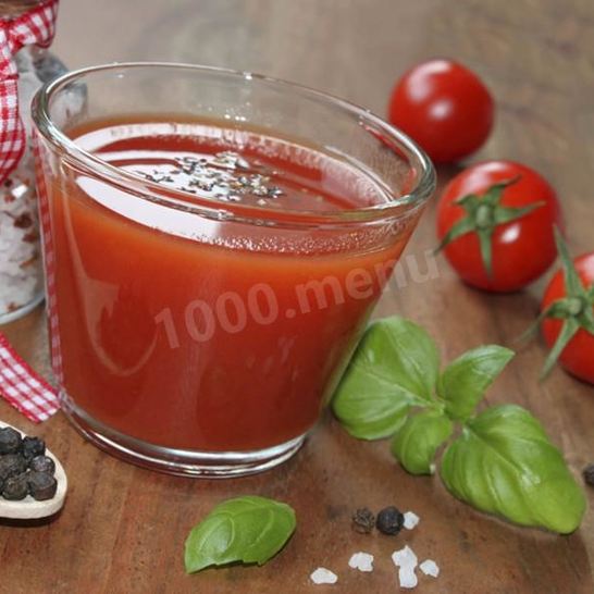 Рецепт томатного сока с солью
