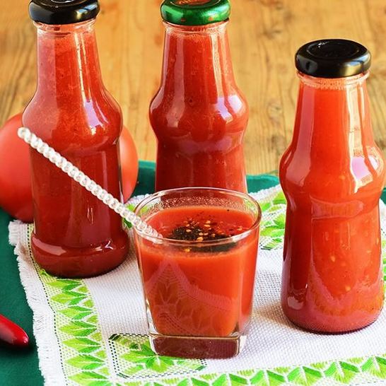 Рецепт томатного сока в банках