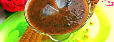 томатно-шпинатный напиток. Шаг 7