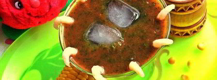 томатно-шпинатный напиток. Шаг 8