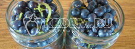 виноград в сиропе на зиму. Шаг 4