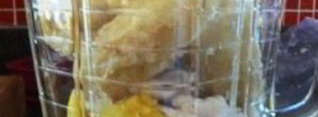 витаминный напиток из ананаса и банана. Шаг 5