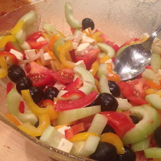 Рецепт домашнего греческого салата