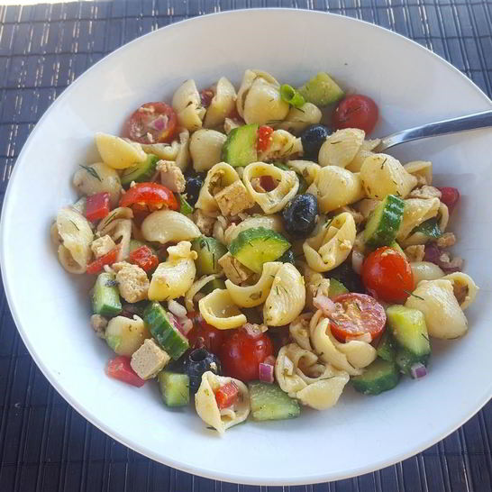 Рецепт греческого макаронного салата
