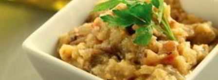 греческий салат из баклажанов. Шаг 9