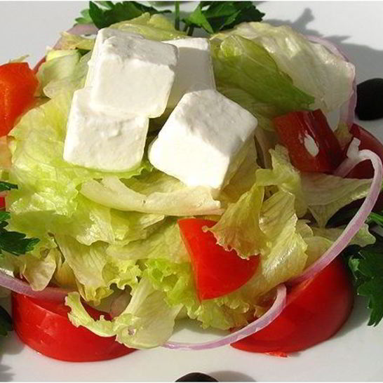 Рецепт греческого салата с адыгейским сыром