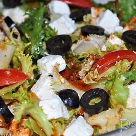 Рецепт греческого салата с фетой