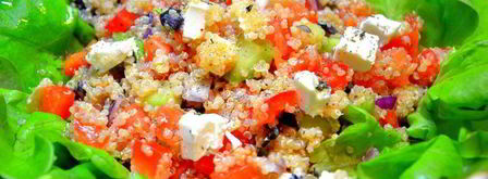 греческий салат с киноа. Шаг 8