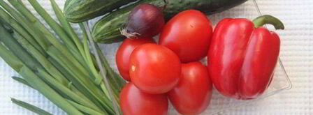 греческий салат с перловкой. Шаг 6