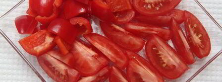 греческий салат с перловкой. Шаг 8