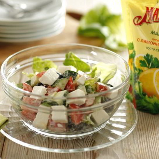 Рецепт летнего салата по-гречески
